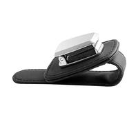 POPETPOP 2 Pezzi Portaocchiali da Sole per Visiera Auto Clip Eyewear per Occhiali e Carte Supporto per Auto Stabile e Compatto Regalo per Famiglia e Amici