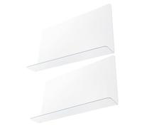 POPETPOP 2 Pezzi Protezione Antispruzzi Vasca da Bagno Angolare in PVC Paraschizzi Doccia e Lavello Barriera Acqua per Pavimento Bagno Paraspruzzi Stabile e Facile da Pulire