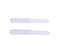 POPETPOP 2 Pezzi Rulli Portarotolo Carta Igienica in Plastica Bianca con Molla Interna Supporto Facile da Installare per Bagno