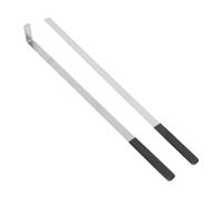 POPETPOP 2 Pezzi Shelf Management Accessory in Acciaio Inox Argento, Righello Manuale per Supermercati e Corsie Retail, per Allineamento Scaffali