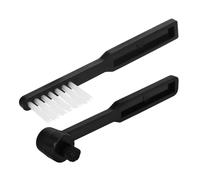 POPETPOP 2 pezzi Spazzola per Pulizia Ago per Dischi e con Fibre Morbide e Antistatiche Utensile Pratico per e Dischi