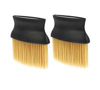 POPETPOP 2 pezzi Spazzola Pulizia Spezzati Strumento per Parrucchieri Setole Morbide Antirritazione e Maneggevole per Rimuovere e Polvere e Orecchie