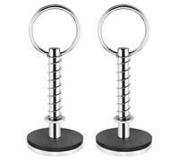 POPETPOP 2 Pezzi Spillo per Portello in Acciaio Inox a Incasso | Coperture Yacht e Coperchi Gavone, Presa Comoda, Montaggio Semplice, Rilascio Rapido, Uso su Coperture