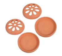POPETPOP 2 pezzi Spirale in Terracotta con per Interni ed Esterni Bruciatore Profumi e Compatto per Giardino Balcone e Patio