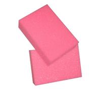 POPETPOP 2 pezzi Spugna per Capelli Barber Spazzola Quadrata Morbida ad Alta Densità Leggera e Compatta per Cura e Styling Quotidiano Colori Casuali Rosa e Giallo Colore Colore Casuale