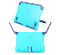 POPETPOP 2 pezzi Supporto Leggio Musicale Pieghevole per Abs Leggero e Robusto Porta Libri e Spartiti da Tavolo per Studio Cucina e Scuola Portatile e Compatto