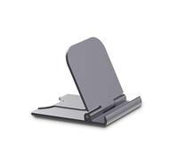 POPETPOP 2 pezzi Supporto Pieghevole per Smartphone e Tablet Stand Scrivania Multi Angolo in Plastica Leggera Porta per Video e Videochiamate Colori Nero e