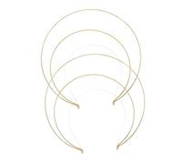POPETPOP 2 pezzi Tre Strati per Fai Te Fascia Dorata Dea per Donne Accessorio Acconciature per Feste Matrimoni e Compleanni