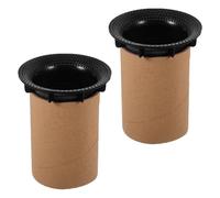 POPETPOP 2 Pezzi Tubo Porta Reflex Rotondo per Subwoofer, Plastica, Carta
