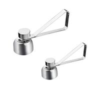 POPETPOP 2 pezzi Uova Acciaio Inossidabile Strumento Compatto e Facile da per Rompere Uova Varie Dimensioni in Cucina con Design e Fatica