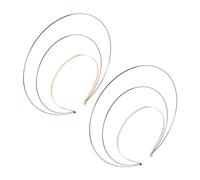 POPETPOP 2 Pezzi Vergine Chiesa a fascia accessori per da sposa fascia d'oro accessorio per costume fascia d'angelo fascia cosplay corone della dea ferro da stiro