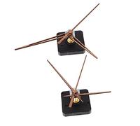 POPETPOP 2 Set Accessori per Orologi Movimento Accessori per L'orologio di Casa Kit Orologio Parti Dell'orologio Fai da Te Kit per La Creazione di Orologi Kit Fai da Te Moderno Noce Nera