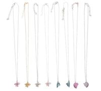 POPETPOP 2 set di collane dell'amicizia: ciondoli a forma di puzzle a forma di cuore abbinati - ciondolo elegante per 4 migliori sorelle e amiche - perfetto per donne e ragazze