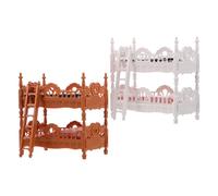 POPETPOP 2 Set Di Materassi Bambole Mobili Simulati E Accessori Per La Narrazione Di Scene Accessori Per La Camera Da Letto Delle Bambole Letti A Per Con Mini