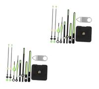 POPETPOP 2 Set Movimento Dell'orologio Luminoso Bagliore Scuro della Lancetta Dell'orologio Sostituzione di Parti di Riparazione Fai da Te Piccolo Parti Dell'orologio a Batteria Plastica