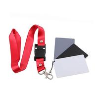 POPETPOP 2 Set Piastra di misurazione della luce scheda portatile per il bilanciamento del bianco riferimento all'esposizione accessori fotografici professionali fotografo