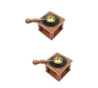 POPETPOP 2 Set Scalda Ceralacca Vintage Legno Faggio con e Cucchiaio Compatto per Cera per Appassionati Diy