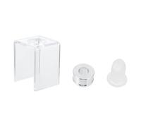 POPETPOP 2 Set Stampo per Rossetto in Silicone, Stampo per Balsamo le Labbra Fai da Te, Supporto a 1 Foro, per Riempire Balsami Labbra e Sostituire Tubi Rossetto Danneggiati, Progetto