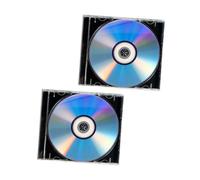 POPETPOP 2 Set Vuoti Capacità con Custodia Jewel Case Dischi Registrabili per Audio Musica e Registrazioni Telefoniche Compatibili con Masterizzatori Dvd Cd