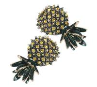 POPETPOP 2 Spille Da Bavero a Forma Di Ananas in Metallo Vintage, Distintivi Per Abbigliamento Da Donna, Accessori Moda Resistenti Per Vestiti, Borse e Cappelli