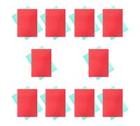 POPETPOP 20 Fogli di Plastica Colorati in PVC Trasparente Rossi e Verdi 03 MM 210×297 MM Filtri di Illuminazione Gel per Correzione Colore per Didattica Esperimenti Scientifici e