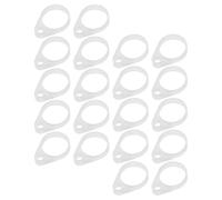 POPETPOP 20 Pezzi Anello di Ritenzione con Apertura 11mm in Silicone | Fissaggio a Pressione, per Dispositivi Dietro L'orecchio, Uso Quotidiano e Movimento Attivo