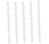 POPETPOP 20 pezzi Astucci Trasparenti per Penne in Plastica Leggera e Resistente Scatole Penne e Gel Ink per Ufficio e Scuola Custodie Rigide per Cancelleria con Design per Esposizione e