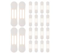 POPETPOP 20 Pezzi Cerotti per Collo Antirughe in Plastico Color Khaki per Donne Effetto Lifting e Riduzione Visibile delle Linee del Collo per Uso Quotidiano