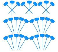 POPETPOP 20 Pezzi Etichette Piante in Plastica T-type Marcatori Giardino Resistenti alle Intemperie per Ortaggi Erbe e Frutti Etichette Impermeabili per Coltivazioni e Piante da Esterno