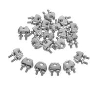 POPETPOP 20 Pezzi Fermaglio per Cavo in Acciaio Inox M2 Bullone a U