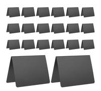 POPETPOP 20 pezzi Mini Lavagnette Cancellabili da Tavolo Lavagna Piccola in PVC Resistente per Menu Cucina Segnaposti Buffet e Decorazioni Eventi Design Classico e Multifunzionale