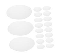 POPETPOP 20 pezzi Silicone Steamer Pad Riutilizzabili Rotondi Antiaderenti Resistenti al Calore Fodere per Vaporiera per Cucina Sana e Facile da Pulire