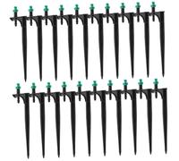 POPETPOP 20 Pezzi Spruzzino Irrigazione Giardino con Ugello Nebulizzatore Regolabile per Piante Fiori e Prato Supporto Incluso per Irrigazione Micro e Irrigatore Spray