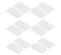 POPETPOP 20 Pezzi Zeppe Livellanti in Abs per Mobili Chiari, Cunei Flessibili Antiscivolo per Protezione Gambe e Pavimenti, per Porte e Divani