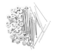 POPETPOP 20 Set Kit Fissaggio Mobili Cam Dowel per Armadio Montaggio Facile e Resistente per Riparazione Mobili
