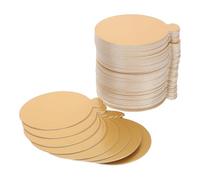 POPETPOP 200 Pezzi Cartone Dorato Rotondo per Dessert Mini Base Rotonda per Mousse e Cupcake Vassoio Supporto Torta Resistente per Esposizione e Trasporto Dolci