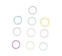 POPETPOP 200 pezzi Elastici per Capelli Ragazzo Ragazza Colorati Fasce Elastiche per Coda di Cavallo Portaponytail Adatto Bambine e Ragazze Mix Colori Stagione e Vivaci Tenuta Sicura e