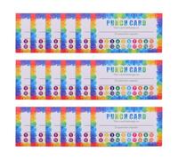 POPETPOP 200 Schede Perforate Premio per Studenti in Carta Patinata, Set da 200 Pezzi Retro Scrivibile, Tessere Premio la Gestione del Comportamento in Classe e Incentivi Scolastici