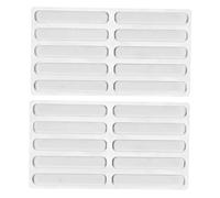 POPETPOP 20pezzi Strisce Paracolpi Trasparenti in Silicone Per Ante Di Armadi Mobili Da Cucina Protezione Per Ragazza e Superfici in Vetro Smorzamento Del Suono