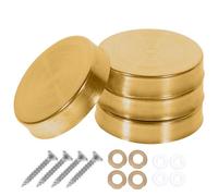POPETPOP 20pezzi Tappi Coprivite per Specchi in Acciaio Inossidabile per Specchi Tappi Decorativi per Fissaggio per Chiodi Vite