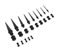 POPETPOP 23 Pezzi Espansore per Orecchie Acrilico Kit Dilatatori Pratici e Confortevoli Tapers Facili Utilizzare