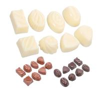 POPETPOP 24 Cioccolatini Simulati in Pvc Realistici Per Decorazioni Di Cibo e Dolci Modellini Di Cioccolato Per Visual Merchandising e Fotografia in Miniatura