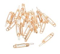 POPETPOP 24 Pezzi Mollette Piatti e Chioma Eleganti Lega Dorata Semplici per Fermagli Comodi e Adatti per Donne per Dressing e Eventi Formali