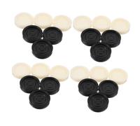 POPETPOP 24 pezzi Pedine in Plastica Rotonde Accessori Giochi da Tavolo Resistente e Confortevole per Scacchiera Adatto Tutte le Età