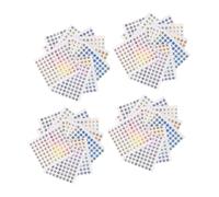 POPETPOP 2400 pezzi Etichette Adesive Qc Pass per Magazzino Impermeabili in PVC Adesivi Rotondi per Controllo Qualità Rapido e Visibile