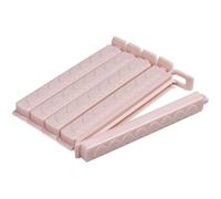 POPETPOP 25 Pezzi Chiudi Sacchetti per Alimenti e Snack, Clip di Chiusura in PP Rosa, Portatili e Leggere, per Casa e Negozio
