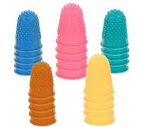 POPETPOP 25 pezzi Copridito Antiscivolo Gomma per Resistente e Flessibile per Lavoro Cucina e Te Manicotti per Attività Precisione e Colore Casuale Colore Casuale