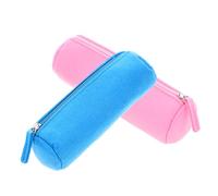 POPETPOP 2pezzi Astuccio Sottile per Penne Astuccio Carino e Portatile Grande in Feltro per Ufficio e Scuola Cerniera per Ragazza e Scrittori per Contenere Matite Righelli e Piccoli