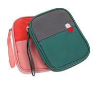 POPETPOP 2pezzi Borsa Medicinale Piccola per Pronto Soccorso Borsa Portatile per Medicinali da Viaggio per Escursioni e Uso Domestico Compatta e Resistente