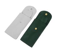 POPETPOP 2pezzi Borsa Portaorologi Bottone Pressione in Velluto Custodia da Viaggio per Orologi da Uomo Borsa Organizer Portatile per Gioielli Adatta Varie Dimensioni di Orologi